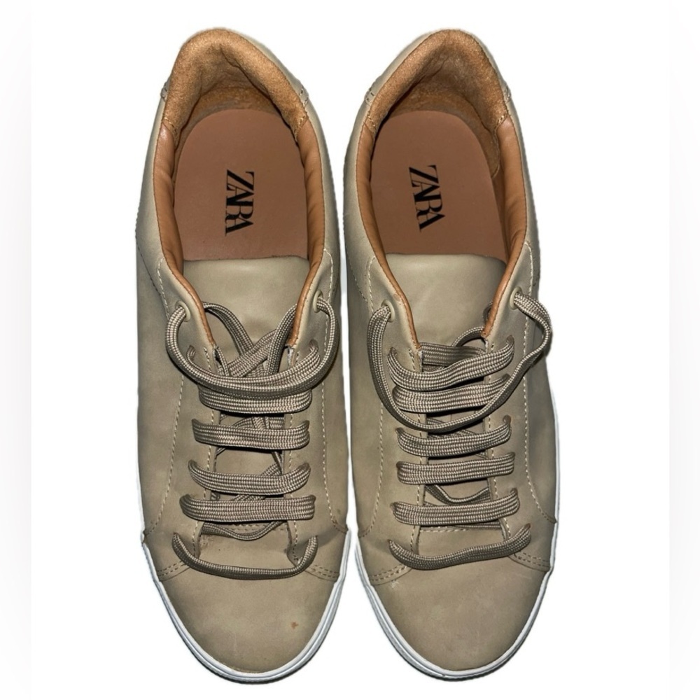 Zara Basic Men’s Sneaker, Brown - image 2